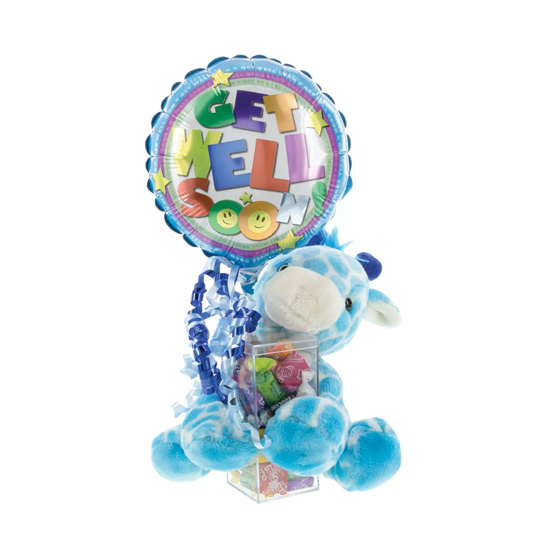 Get Well Giraffe Kelliloon – Blue