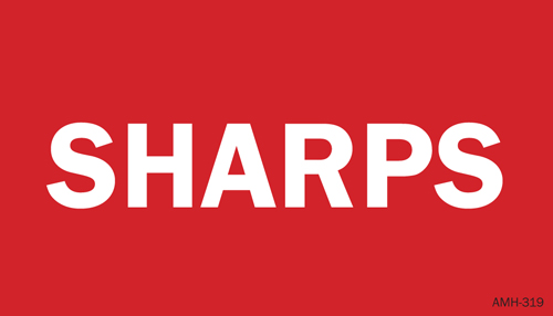 Sharps Sticker