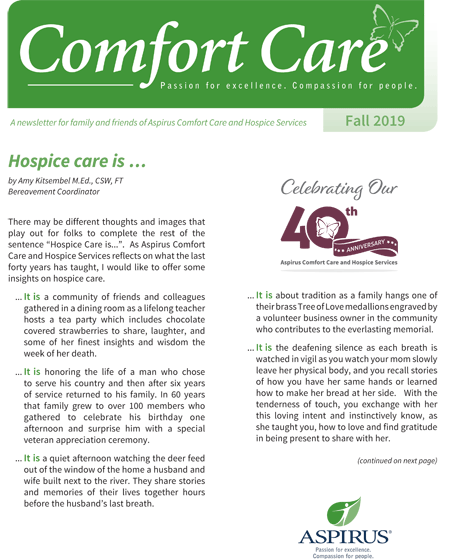 Aspirus Comfort Care And Hospice Services Find A Location