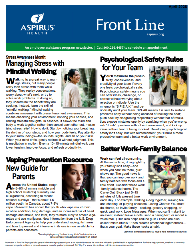 Front Line April 2026