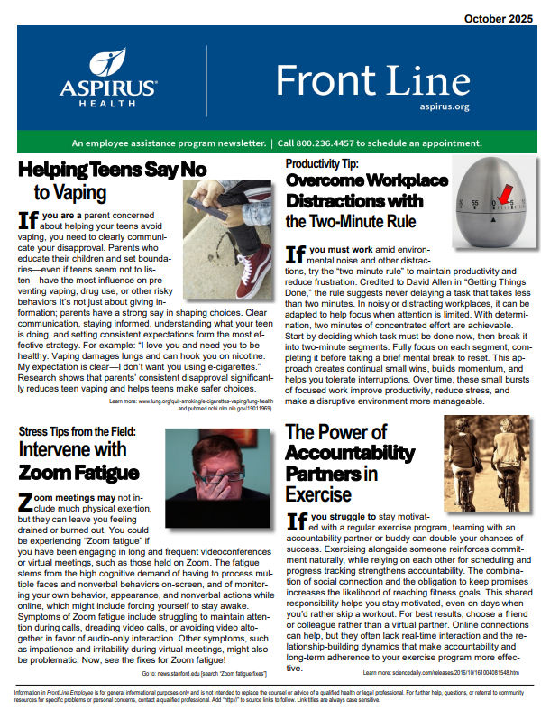 Front Line October 2025